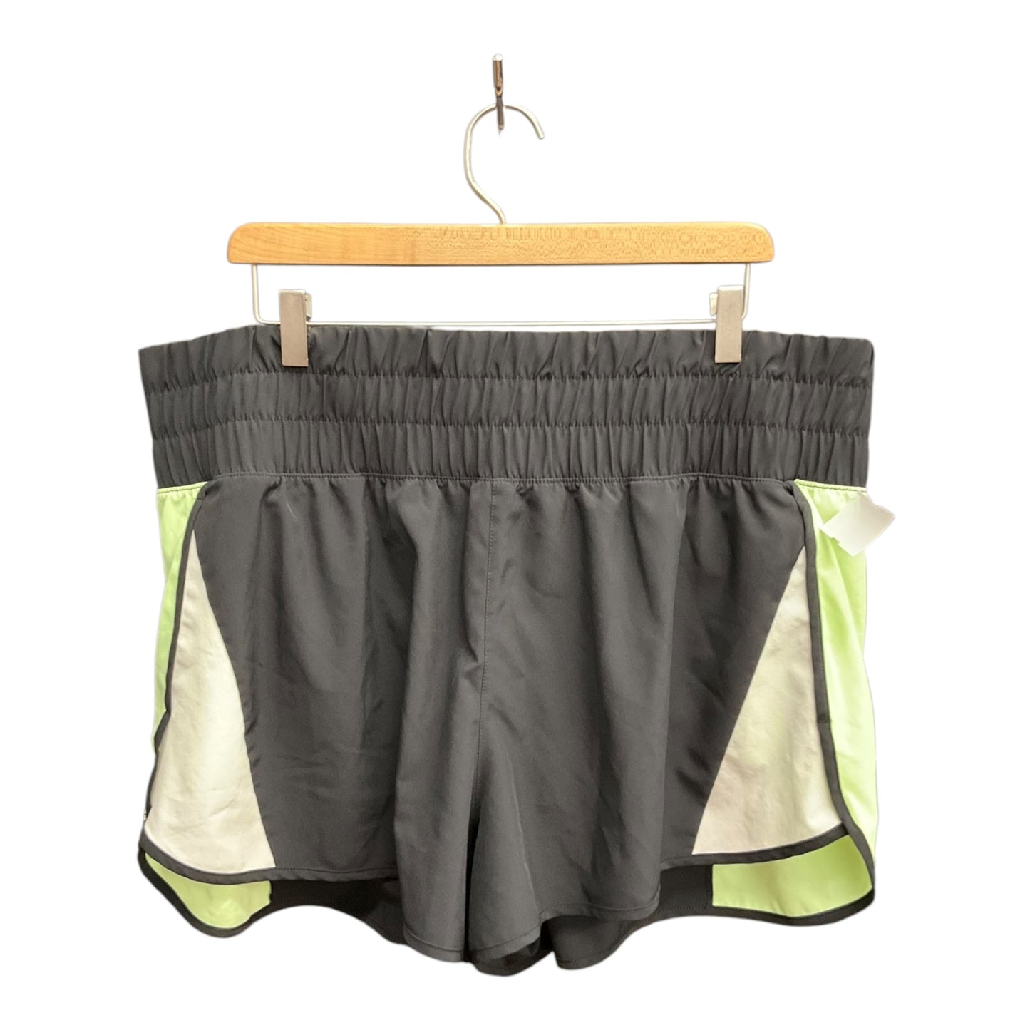 Athletic Shorts By Avia In Black & Green, Size: Xxl