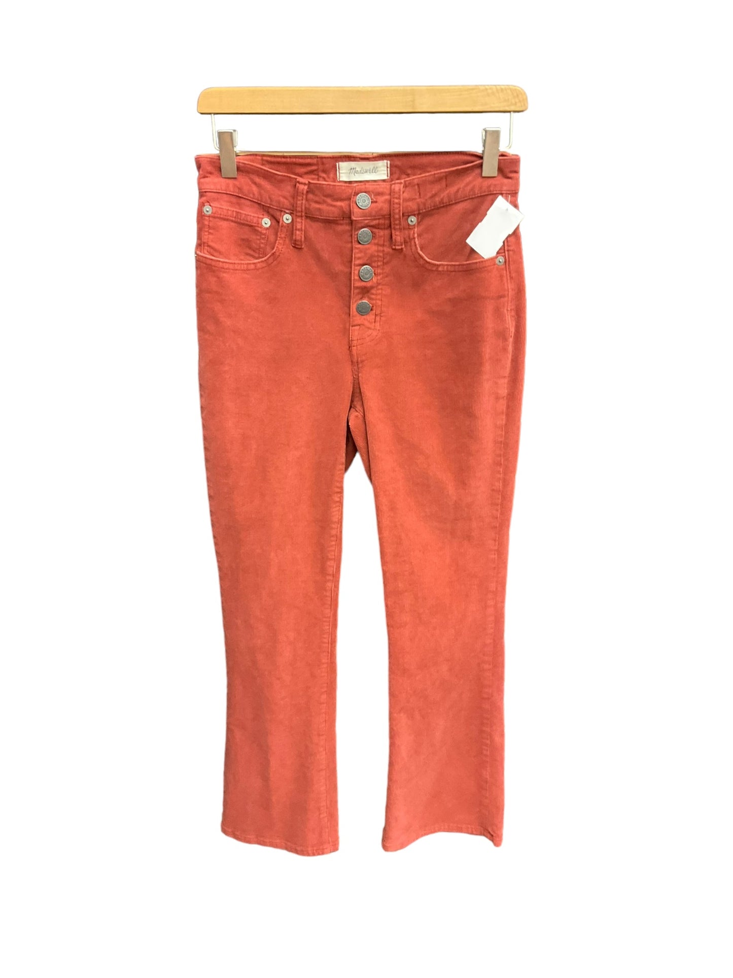 Terracotta Pants Corduroy Madewell, Size 6