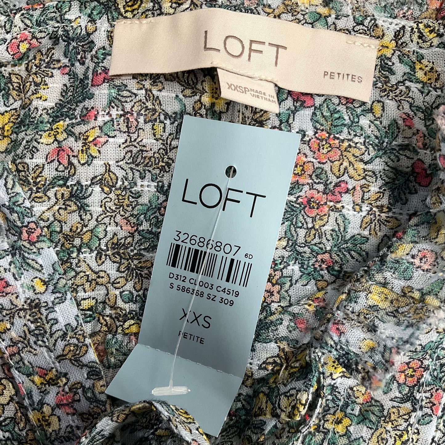 Blouse Long Sleeve By Loft  Size: Xxs