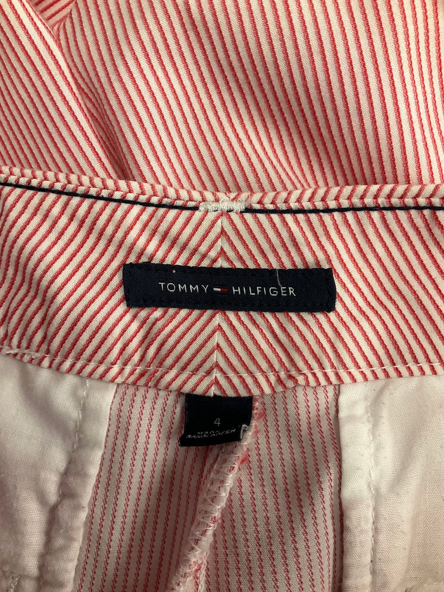 Red & White Shorts Tommy Hilfiger, Size 4