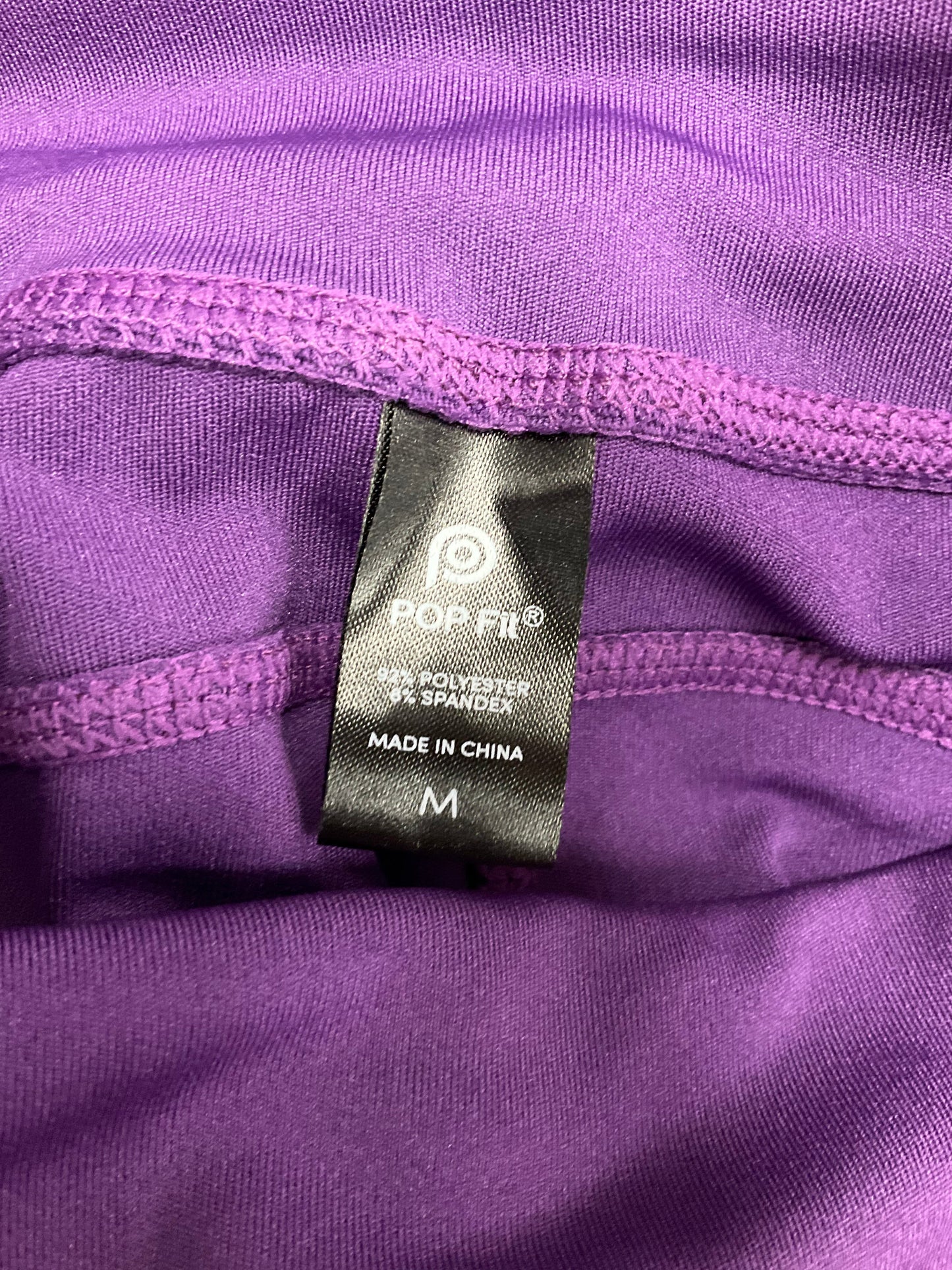 Purple Athletic Leggings Clothes Mentor, Size M