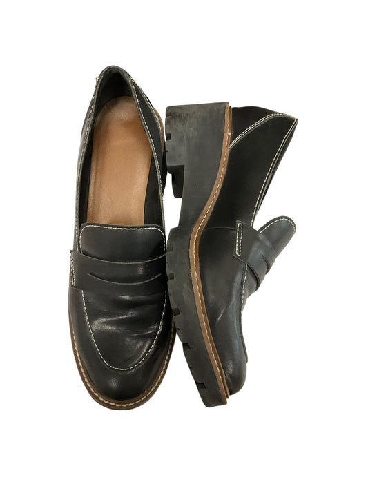 Black Shoes Heels Block Blondo, Size 9