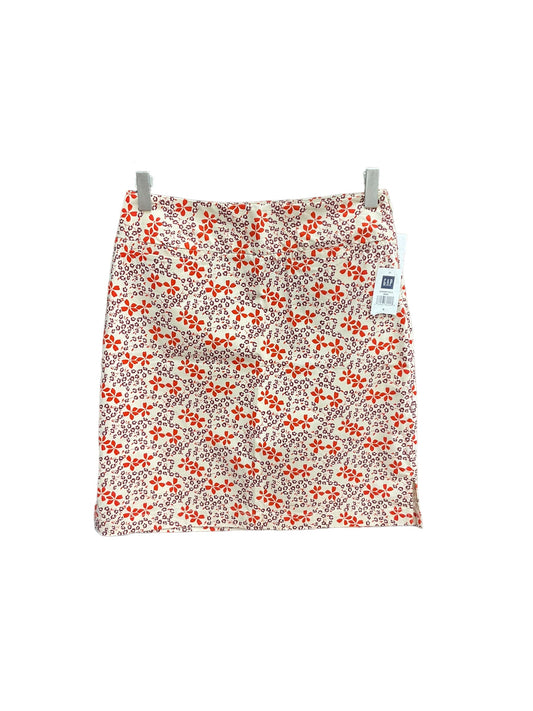 Floral Print Skirt Mini & Short Gap, Size 0