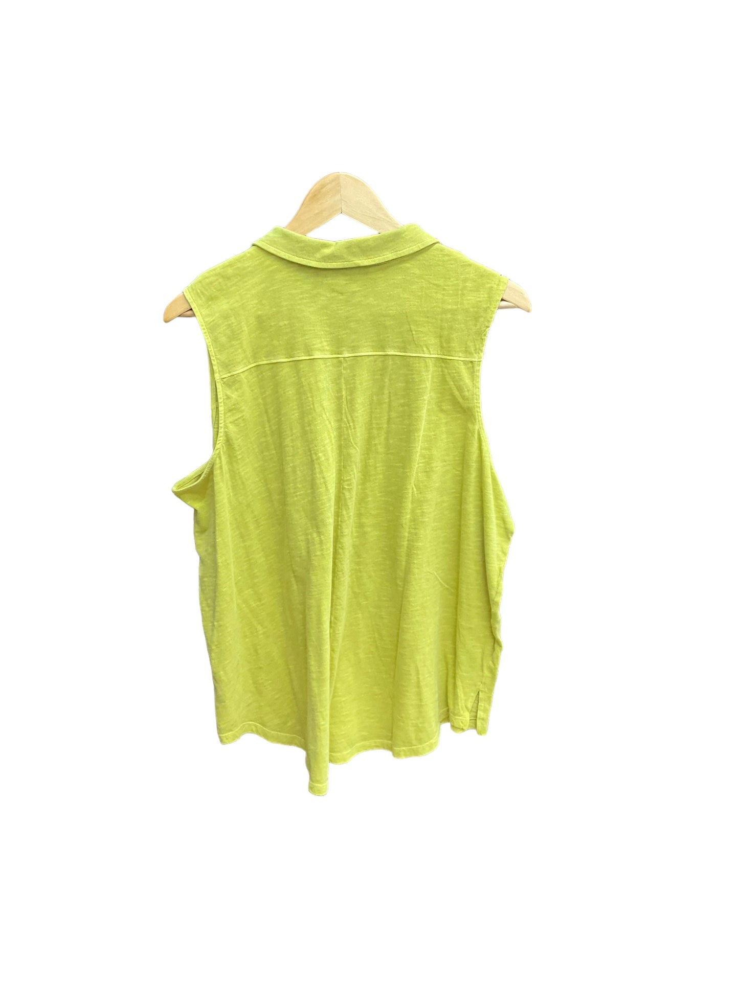 Olive Top Sleeveless Sonoma, Size Xxl