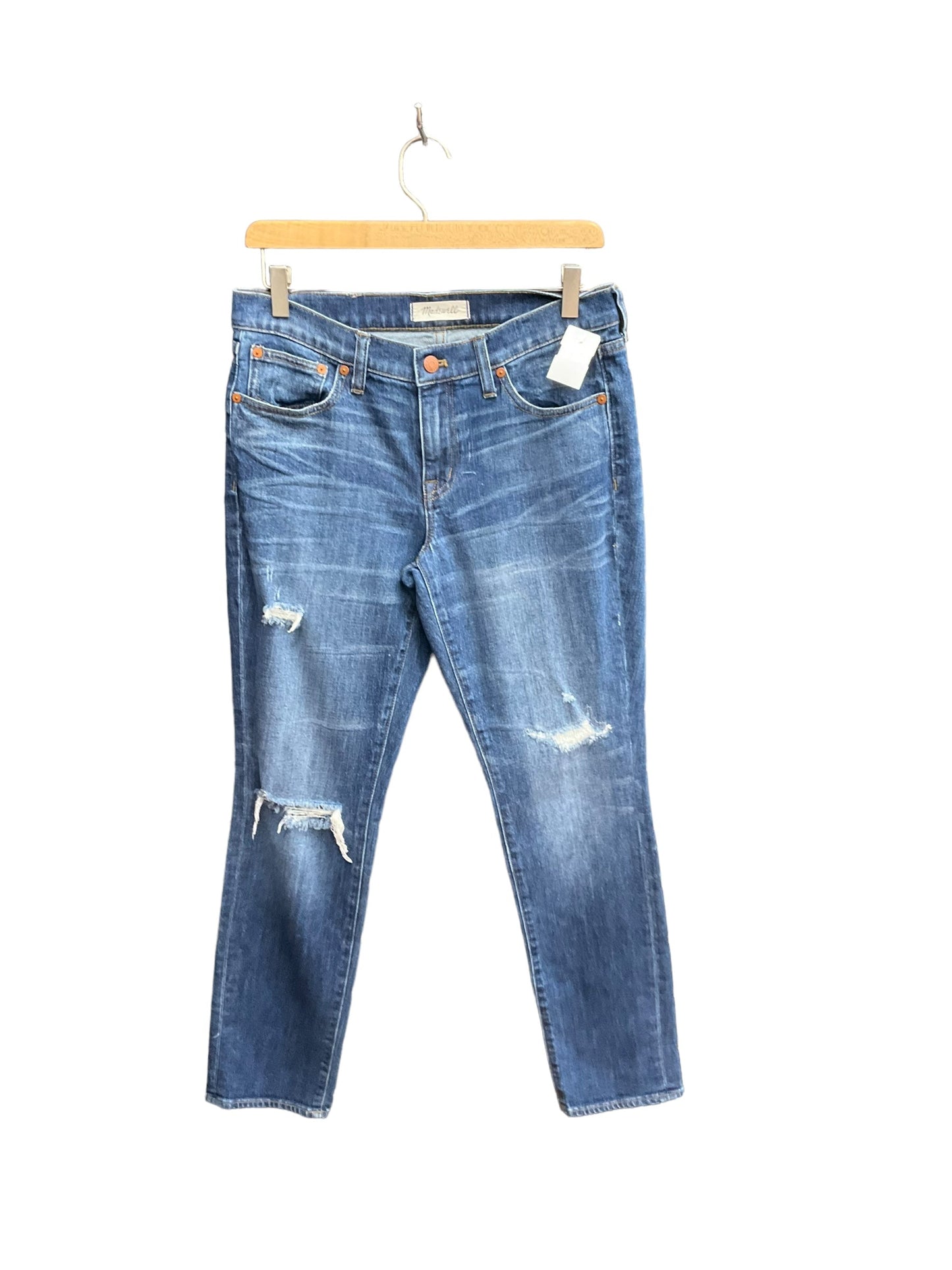 Blue Jeans Straight Madewell, Size 2