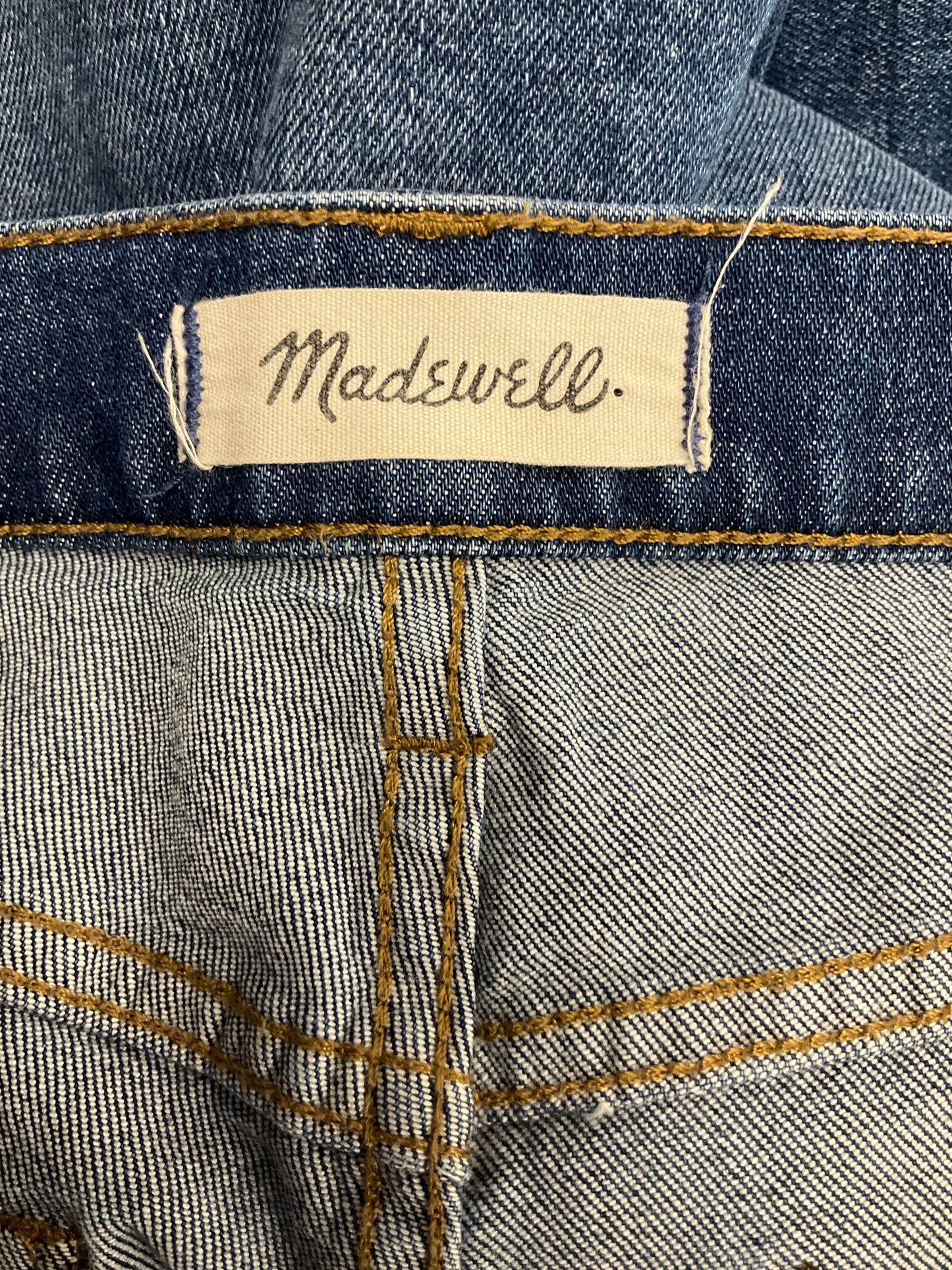 Blue Jeans Straight Madewell, Size 2