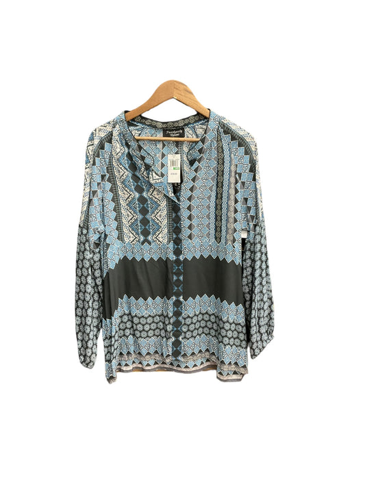 Top Long Sleeve By Tolani  Size: L