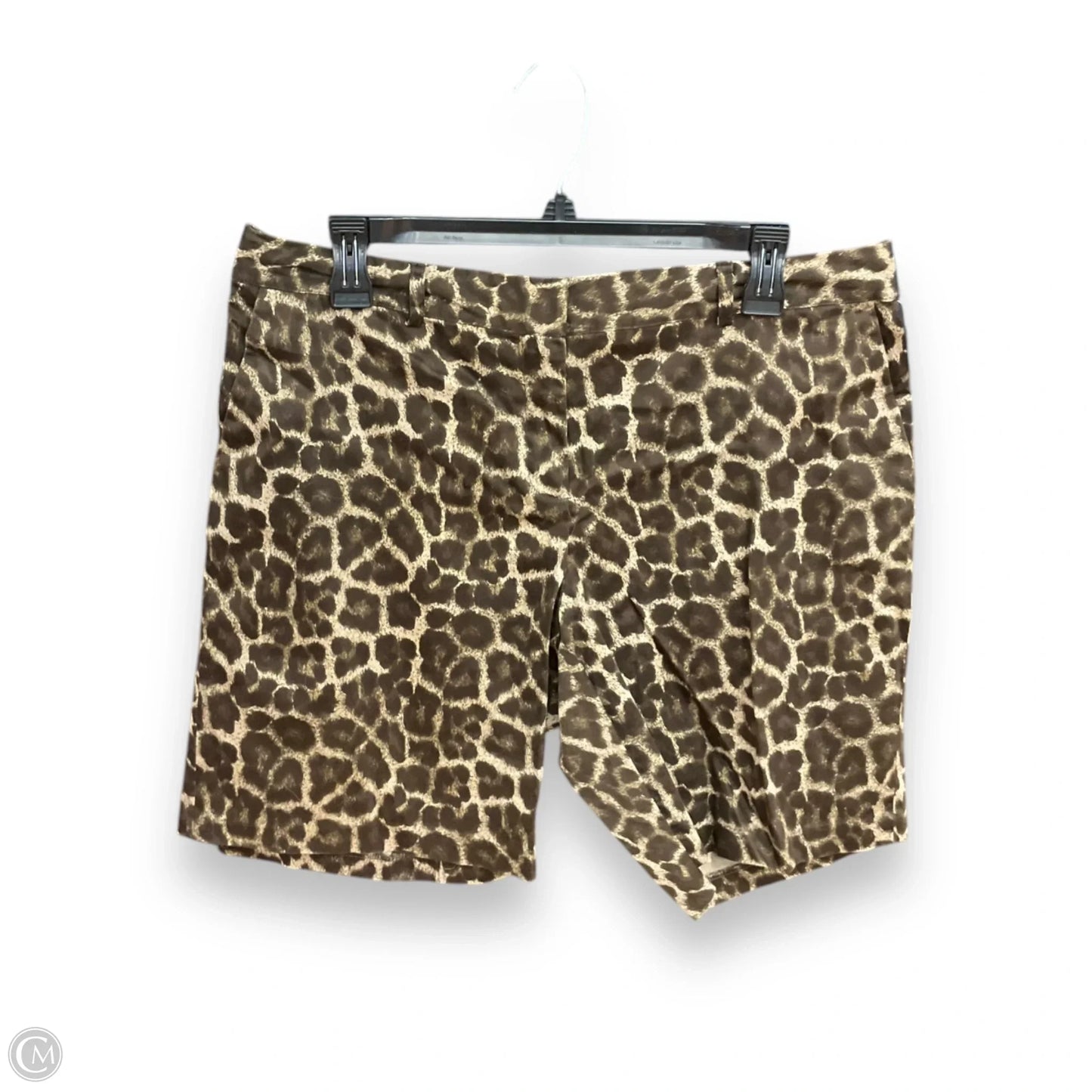 Shorts By Michael By Michael Kors In Animal Print, Size: 10