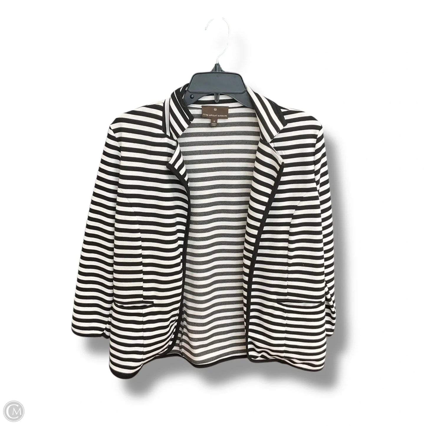 Blazer By Fenn Wright Manson In Striped Pattern, Size: M
