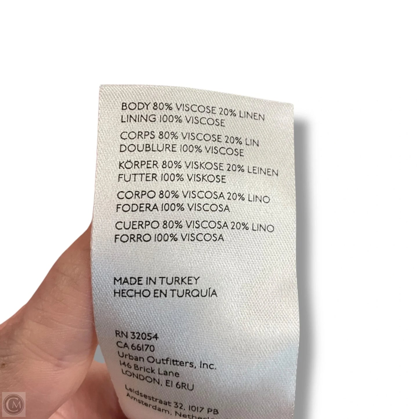 Top 3/4 Sleeve By Anthropologie In Copper, Size: L