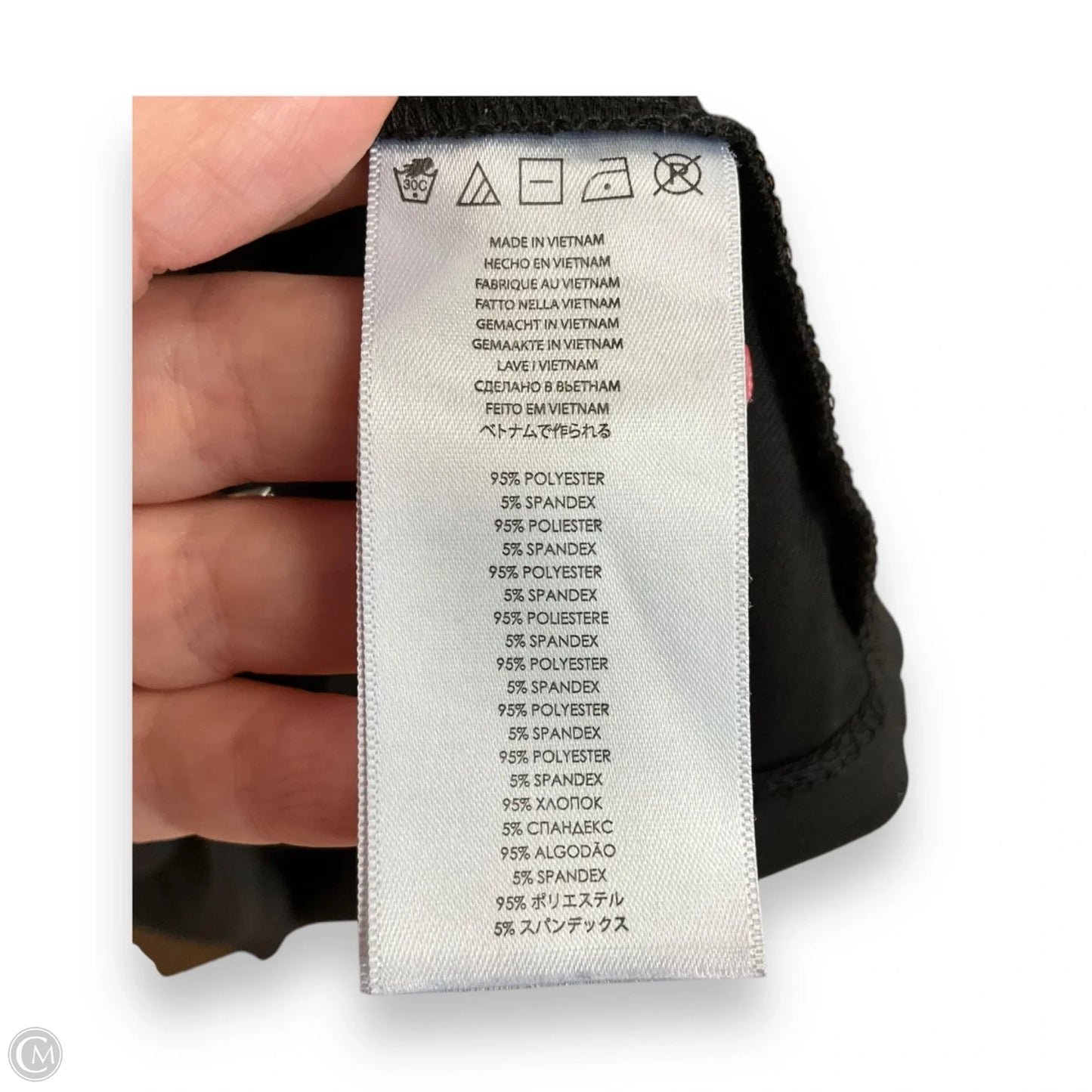 Top 3/4 Sleeve By Michael By Michael Kors In Black, Size: 2x