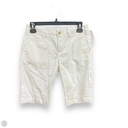 Shorts Designer By Tory Burch In White, Size: 0