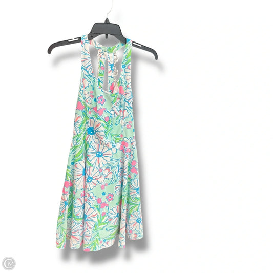 Dress Designer By Lilly Pulitzer In Blue & Pink, Size: Xs
