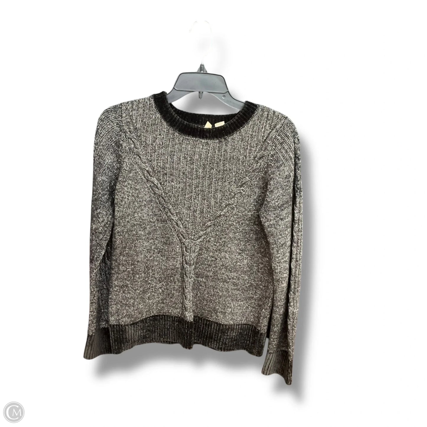 Sweater By Moth In Black & Grey, Size: S