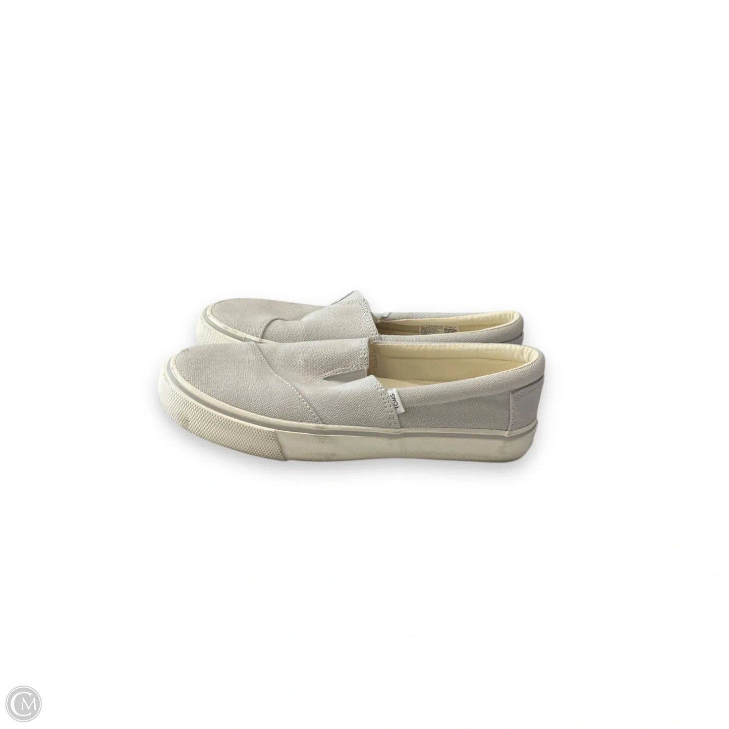 Shoes Flats By Toms In Grey, Size: 7