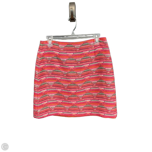 Skirt Mini & Short By Loft In Green & Pink, Size: 6