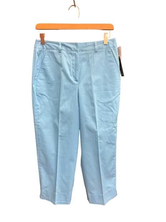 Blue Pants Cropped Larry Levine, Size 6