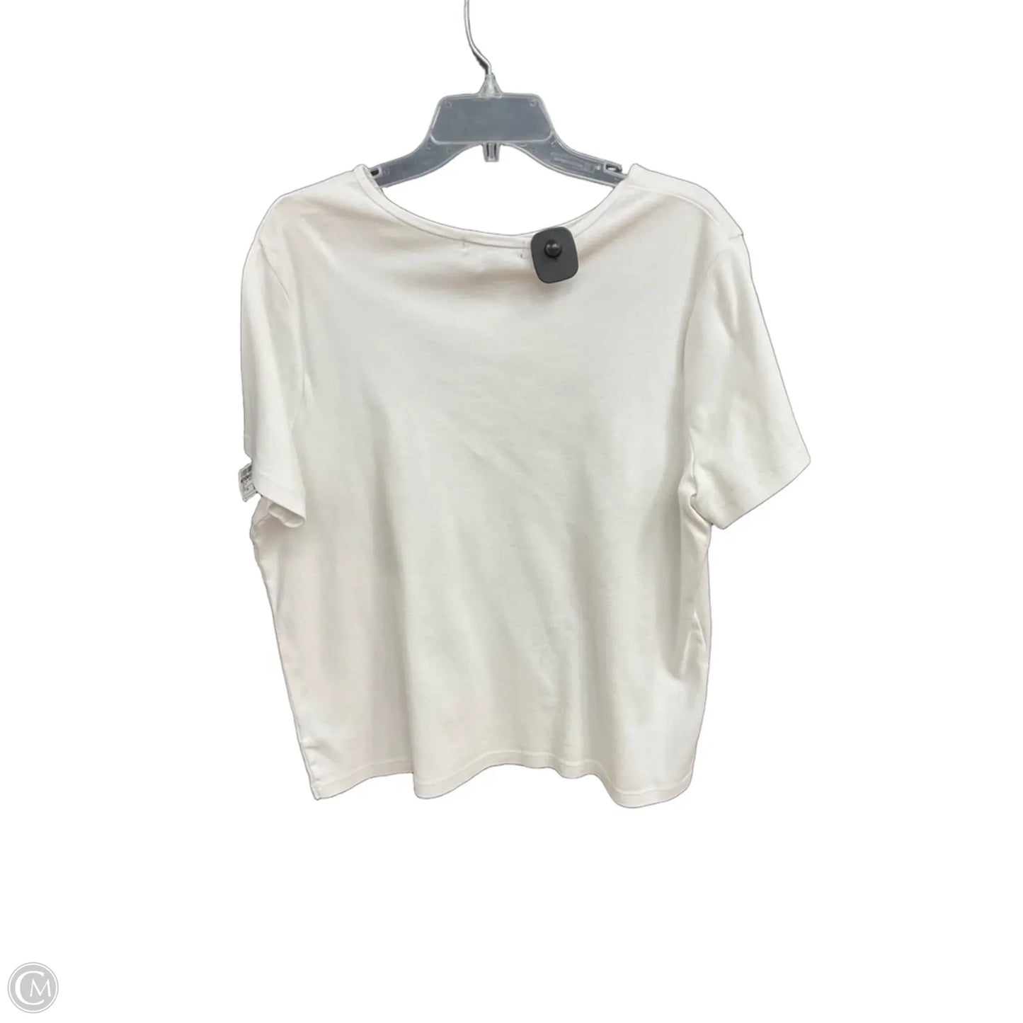 Top Short Sleeve Basic By Ralph Lauren In White, Size: 3x