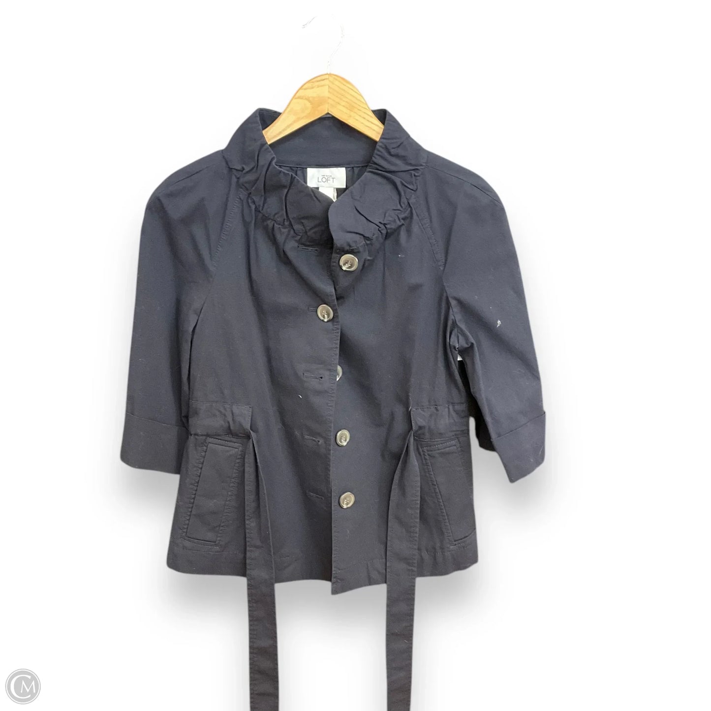 Jacket Other By Loft In Navy, Size: Xs