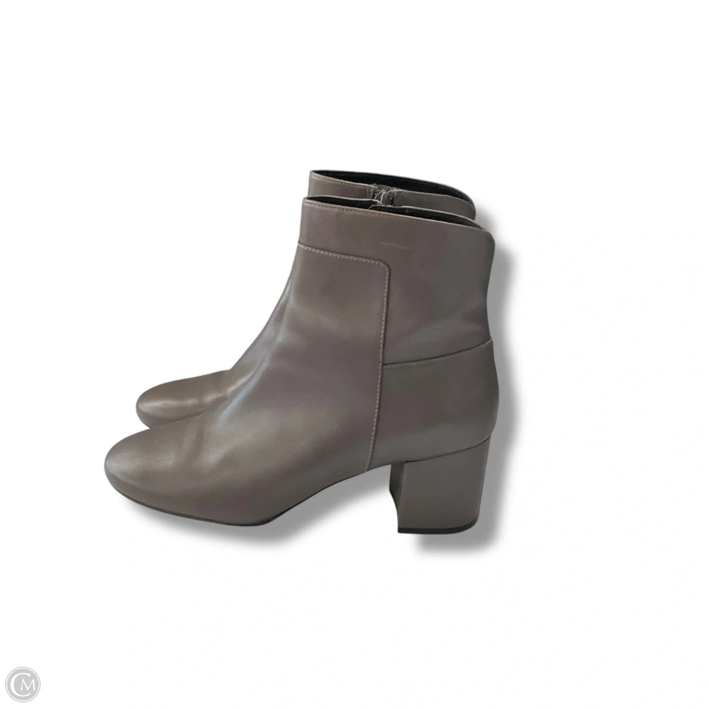 Boots Ankle Heels By Cole-haan In Taupe, Size: 7.5