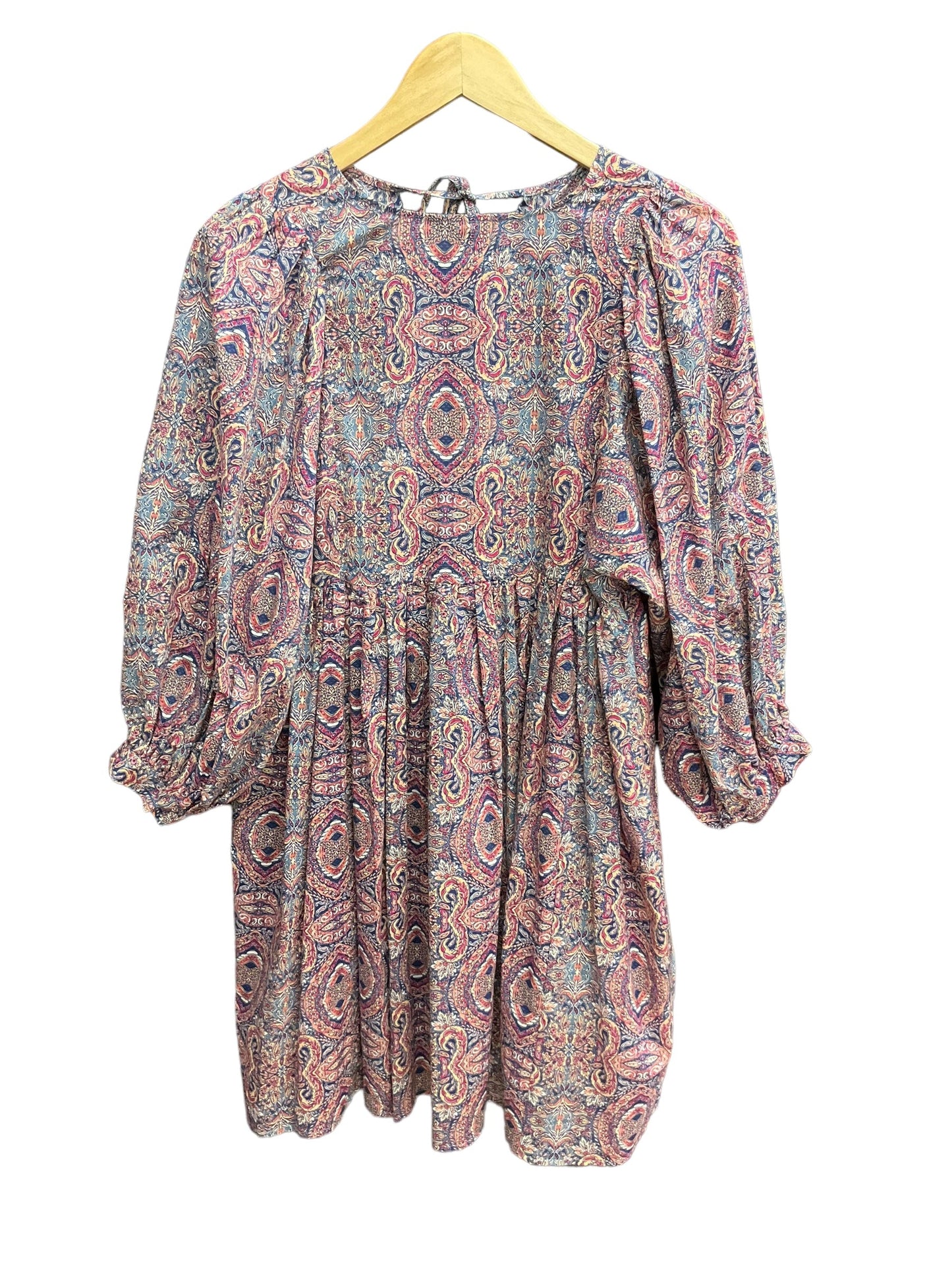 Paisley Print Dress Casual Short Banana Republic, Size Xs