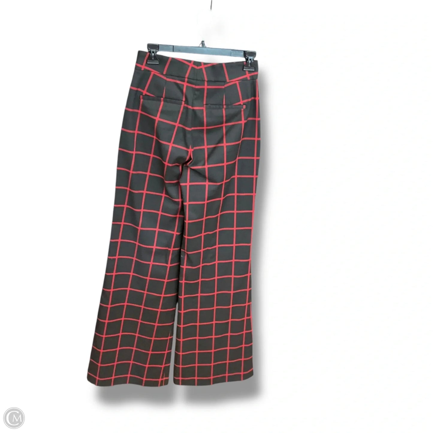 Pants Designer By Alice + Olivia In Black & Red, Size: 0