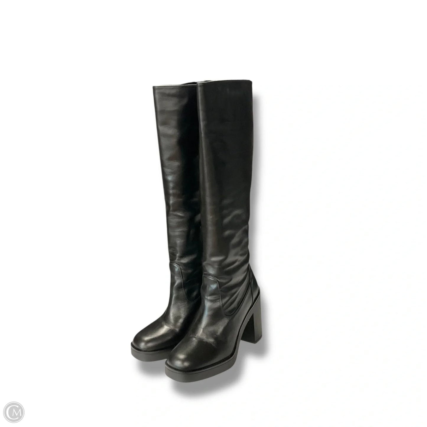 Boots Designer By Stuart Weitzman In Black, Size: 8