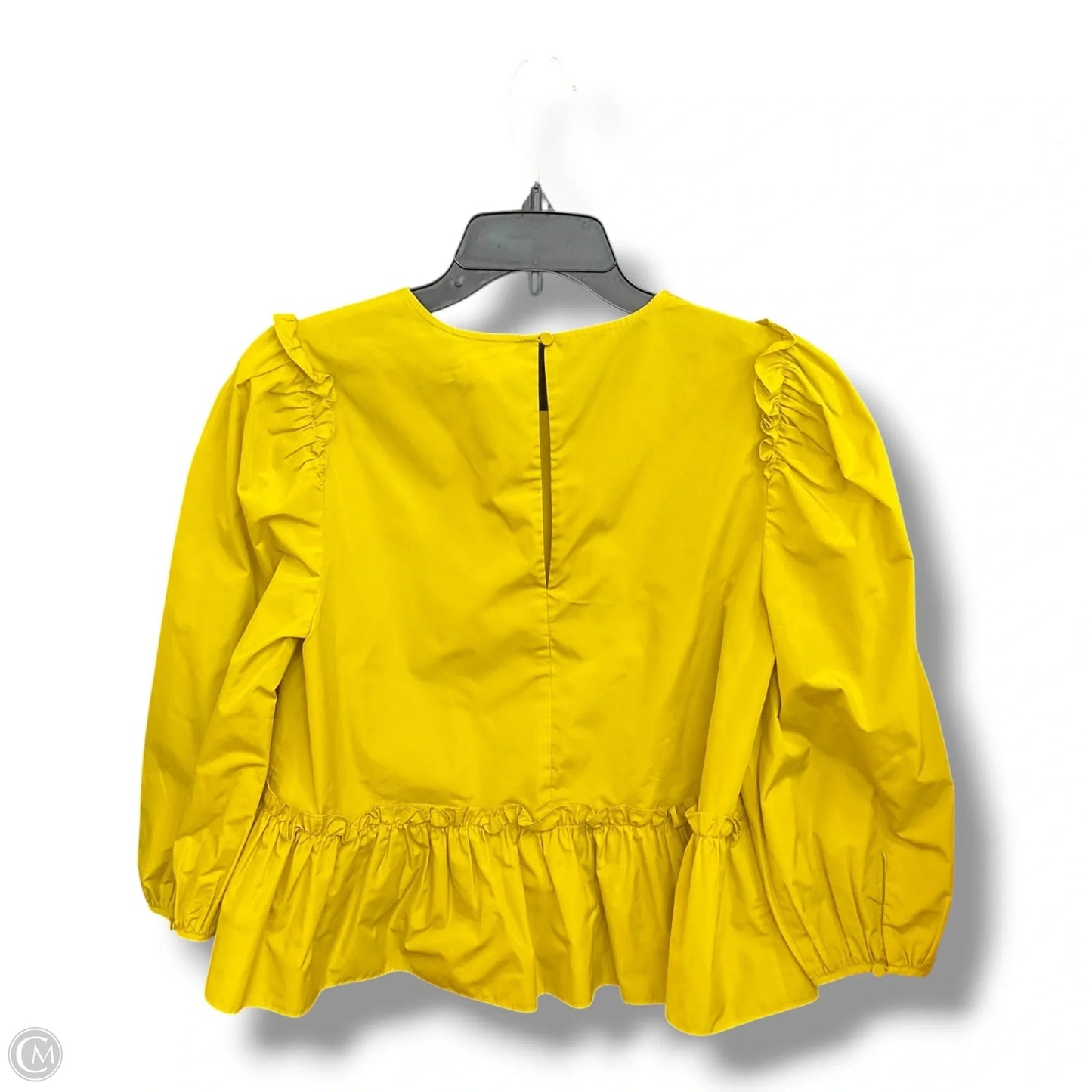 Top 3/4 Sleeve By Cinq A Sept In Yellow, Size: S