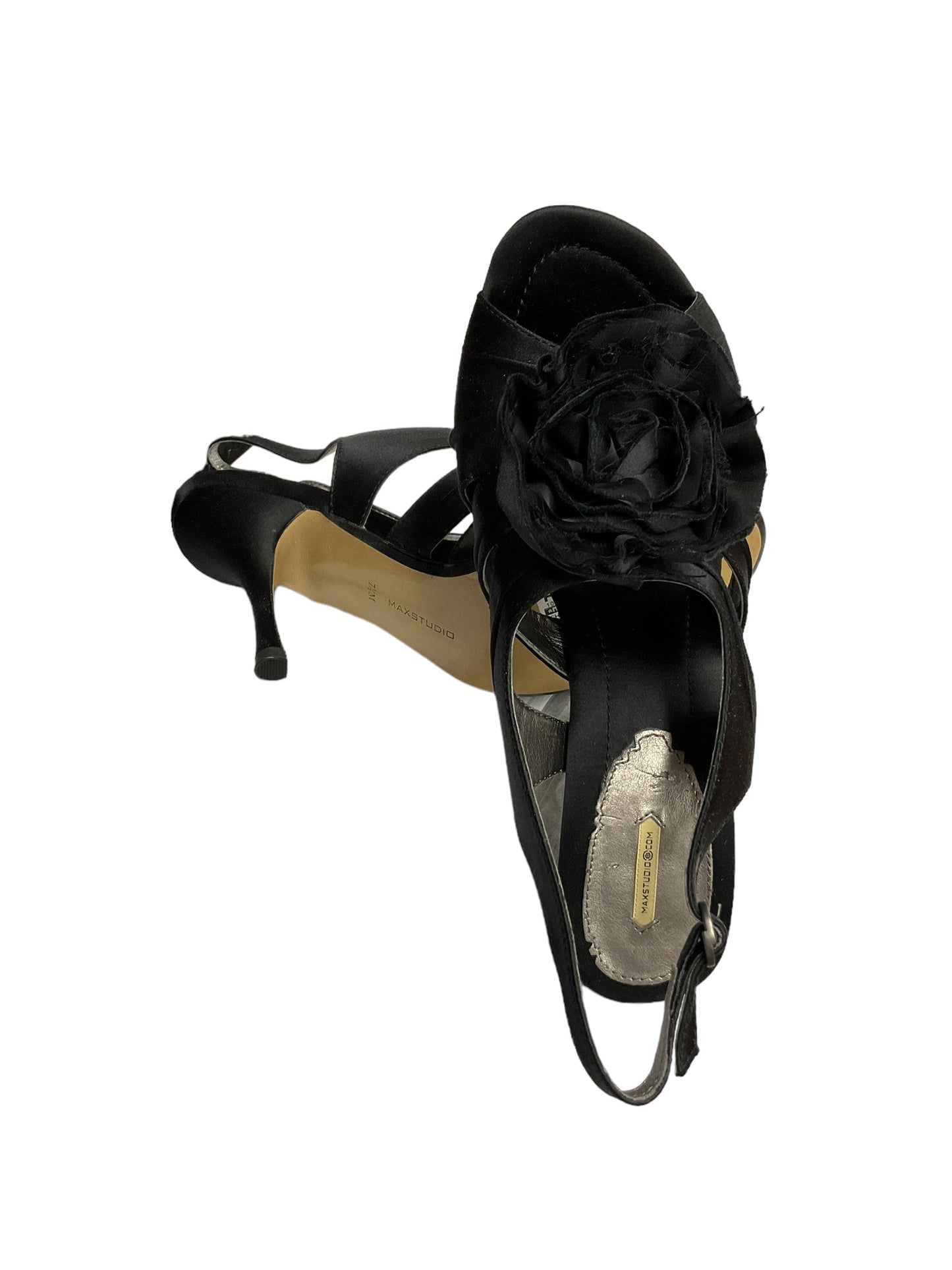 Black Shoes Heels Stiletto Max Studio, Size 7.5