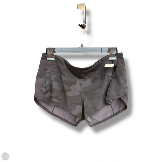 Athletic Shorts By Lululemon In Camouflage Print, Size: 6