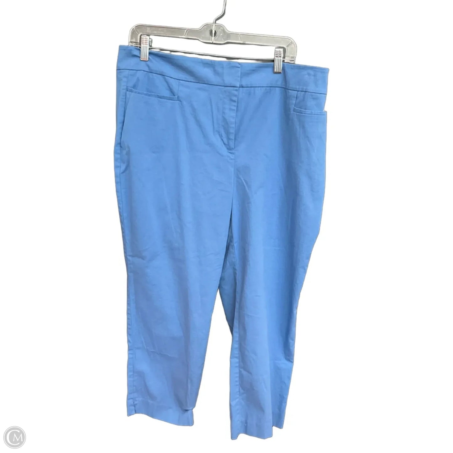 Pants Cropped By Ann Taylor In Blue, Size: 14