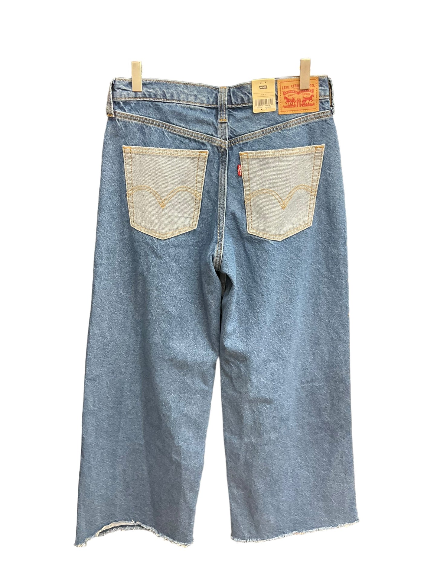 Blue Denim Jeans Wide Leg Levis, Size 6