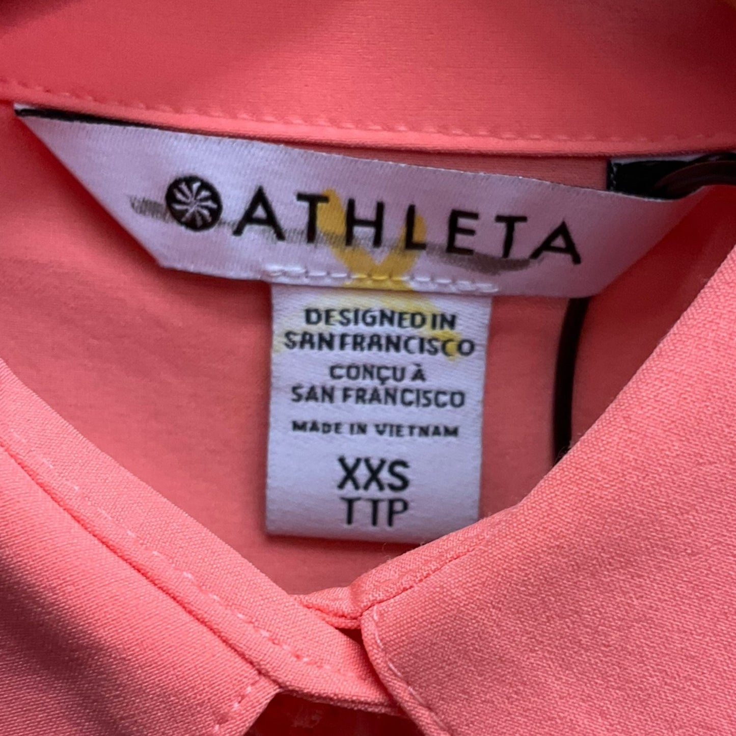 Athletic Tank Top By Athleta In Coral, Size: Xxs