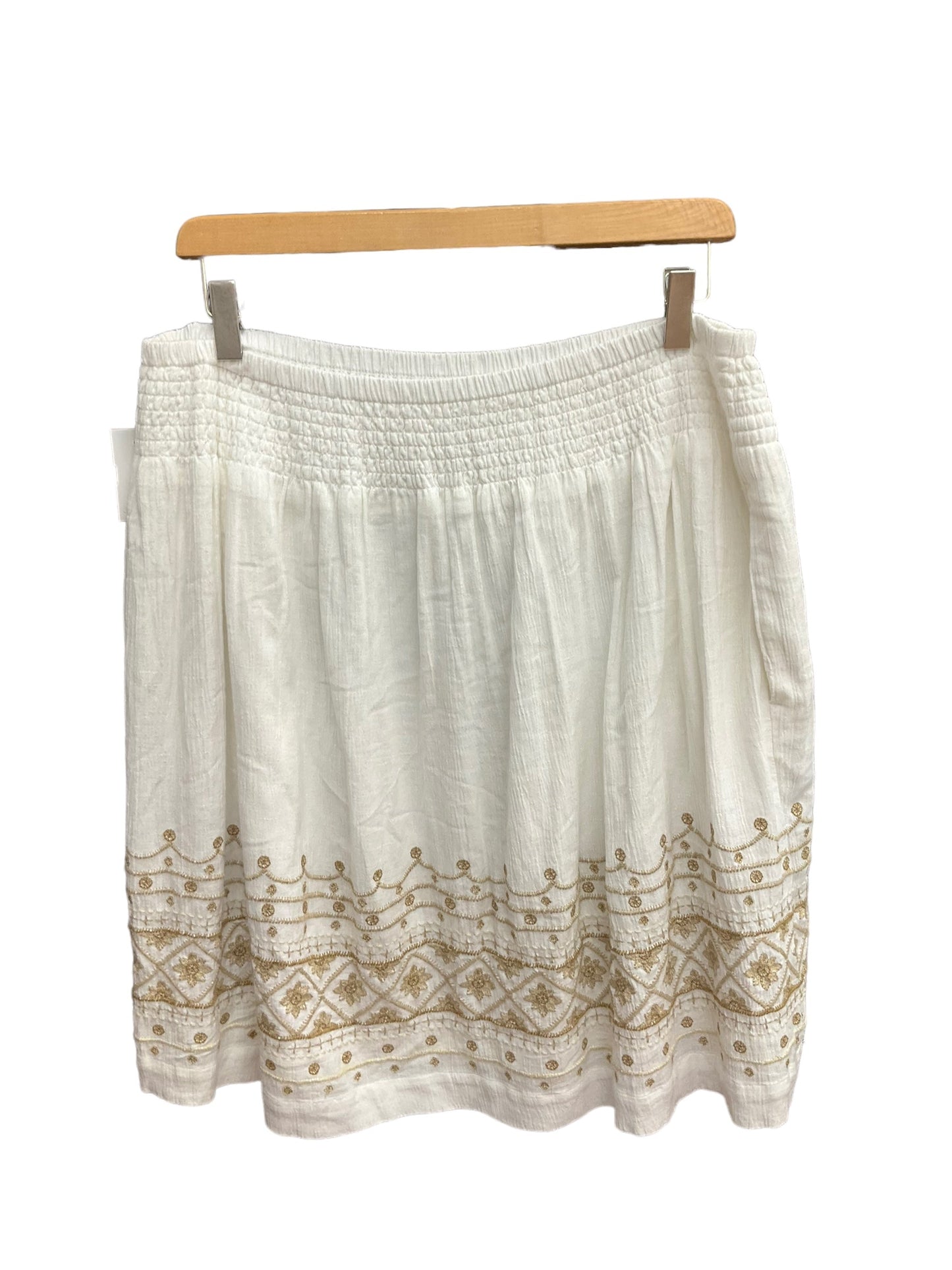 White Skirt Mini & Short J. Jill, Size M