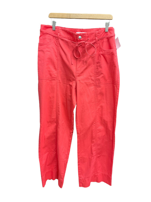 Coral Pants Wide Leg Loft, Size 14