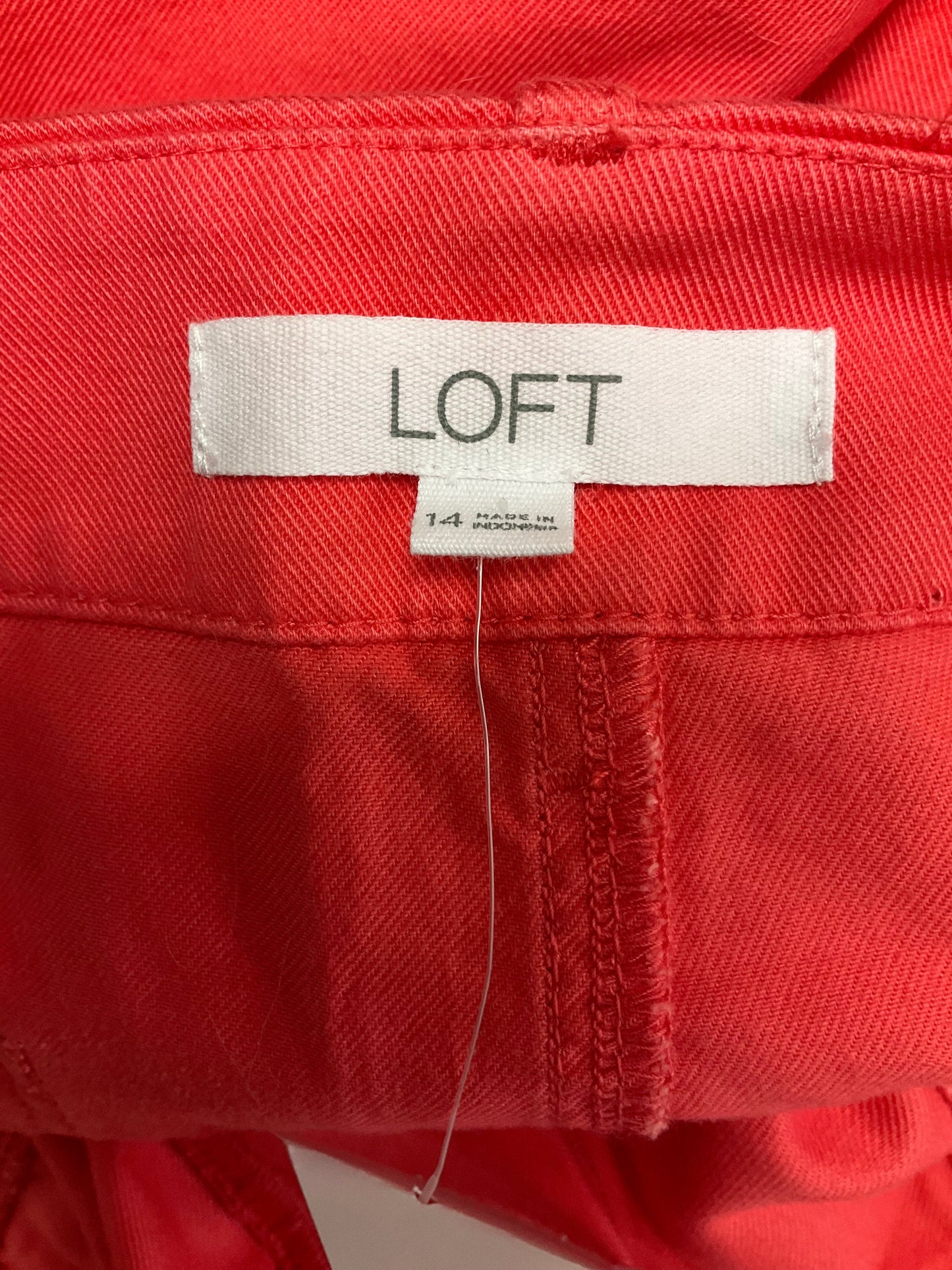 Coral Pants Wide Leg Loft, Size 14