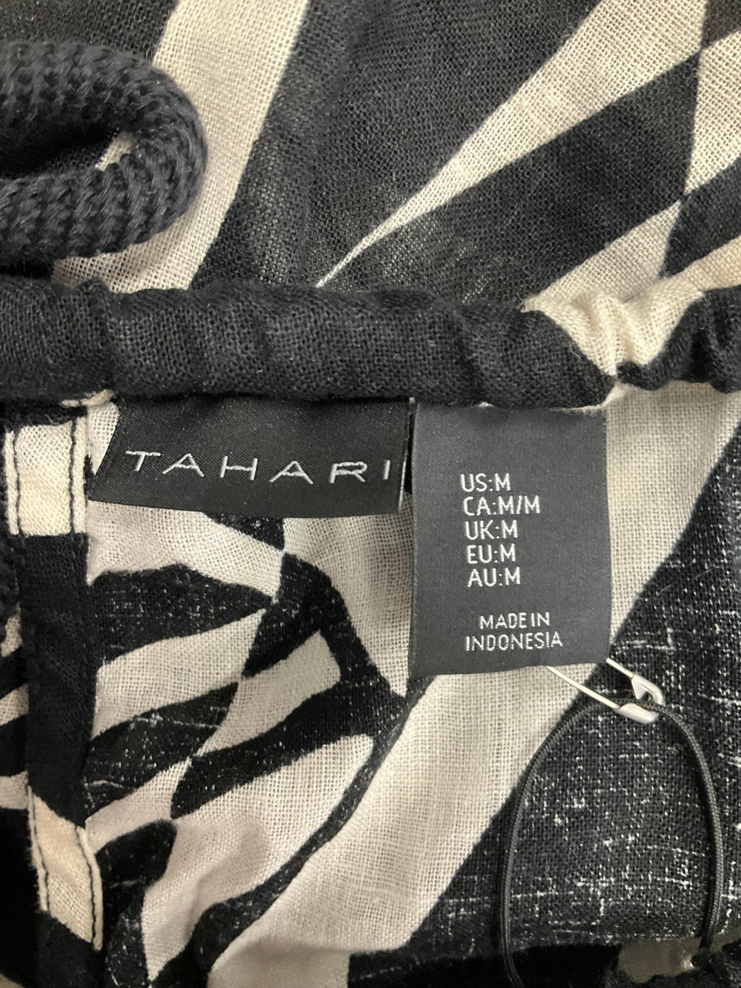 Animal Print Swimwear Cover-up Tahari By Arthur Levine, Size M