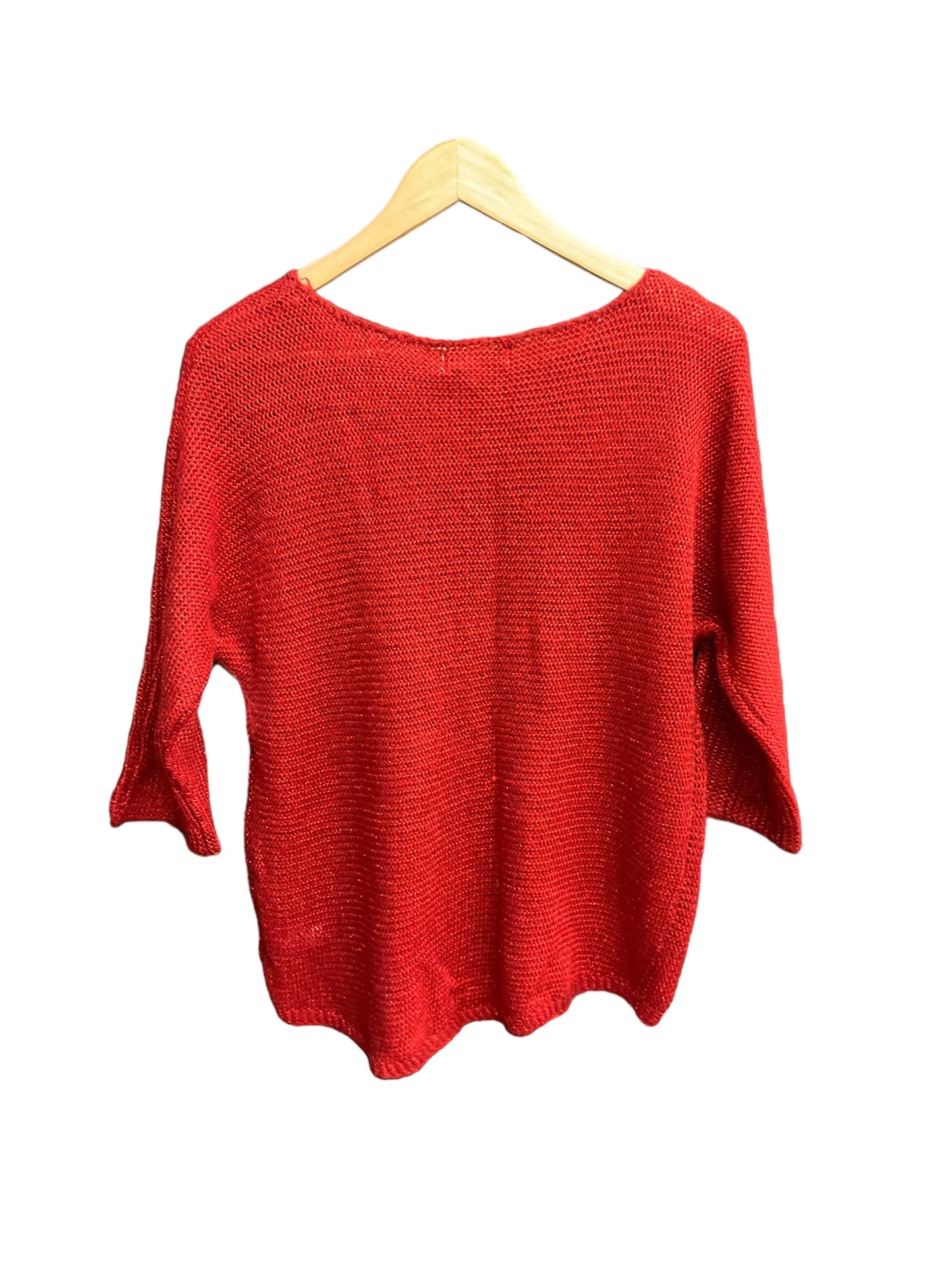 Red Sweater Jennifer Lopez, Size M