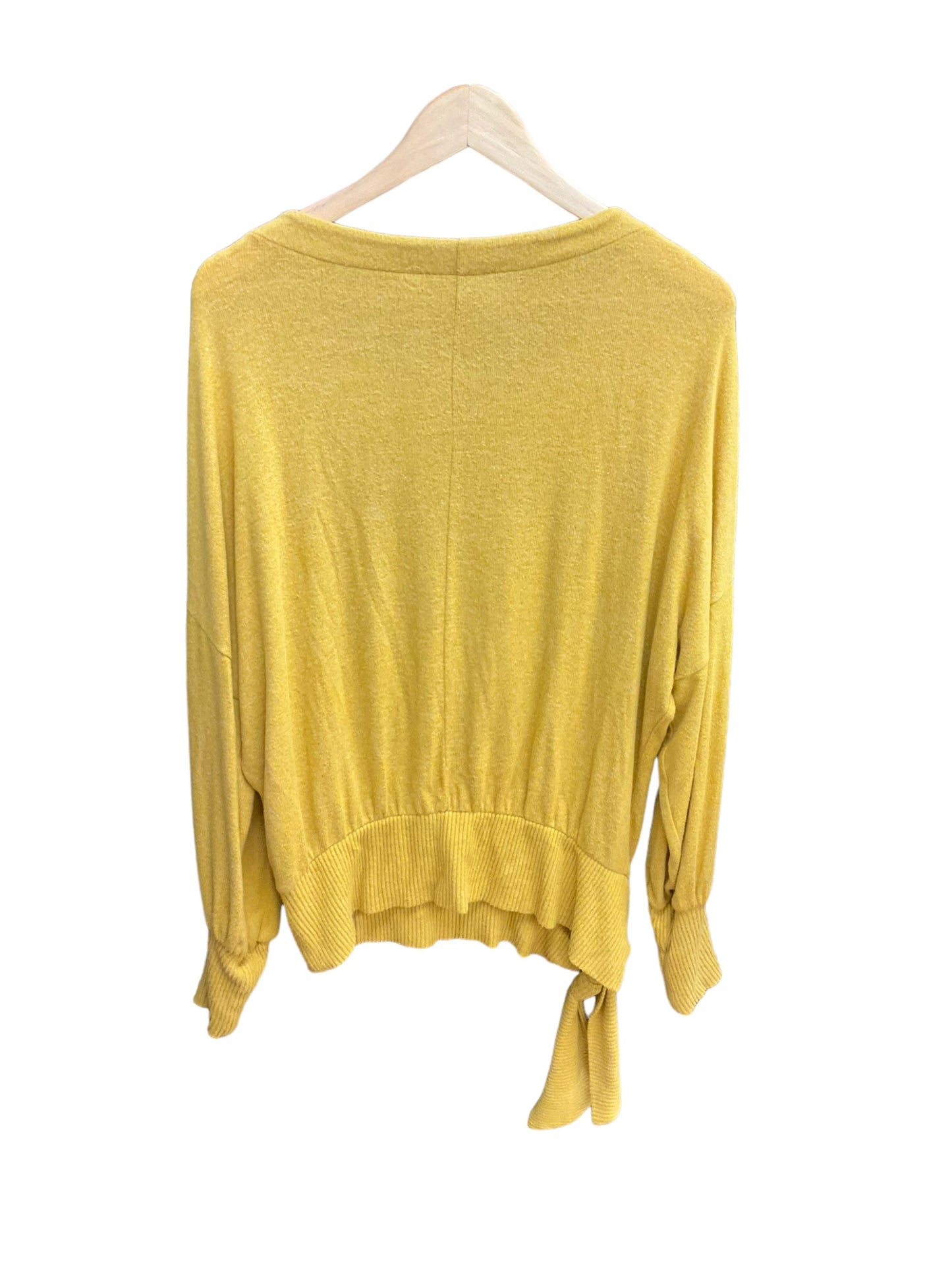 Yellow Top Long Sleeve Saturday/sunday, Size S