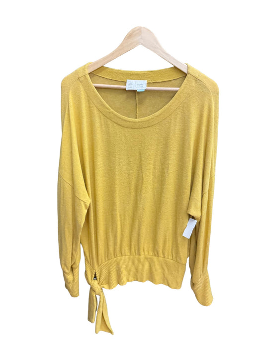 Yellow Top Long Sleeve Saturday/sunday, Size S