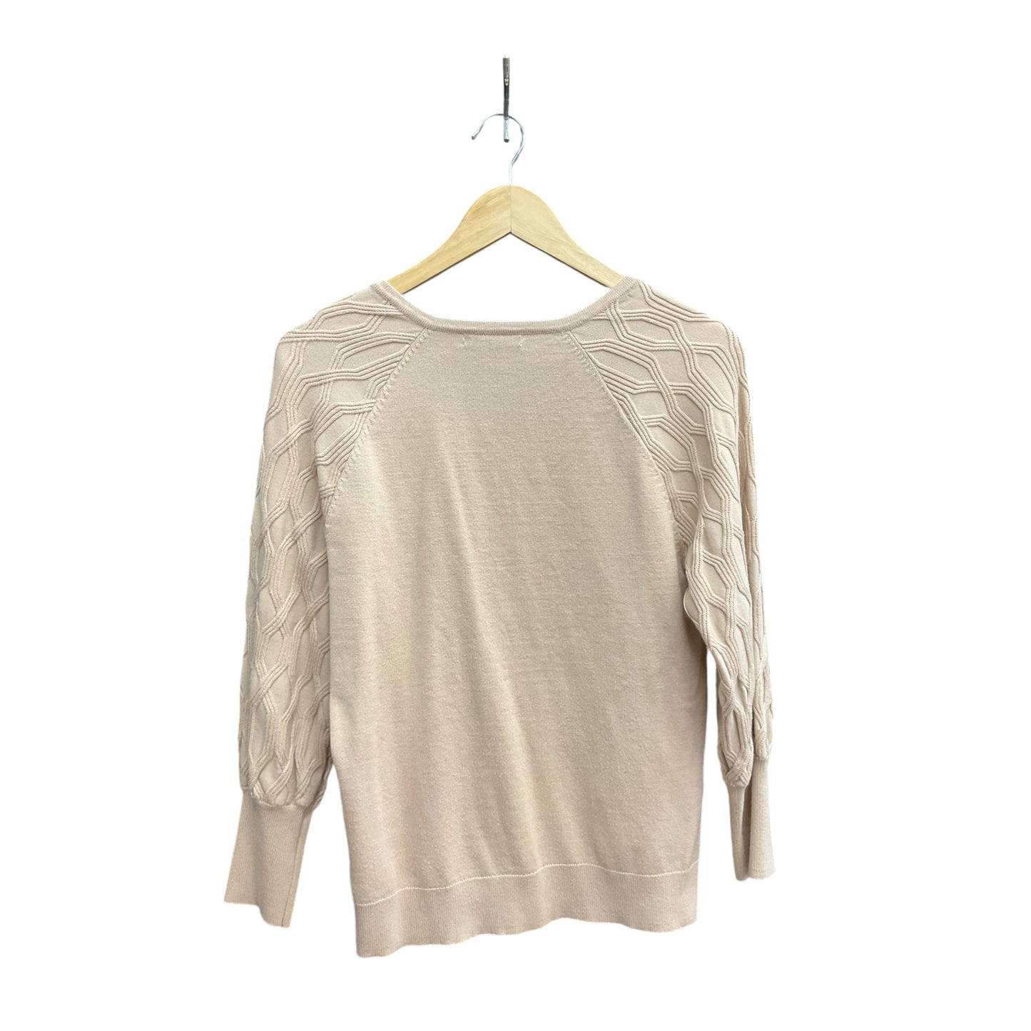 Sweater By Cable And Gauge In Tan, Size: M