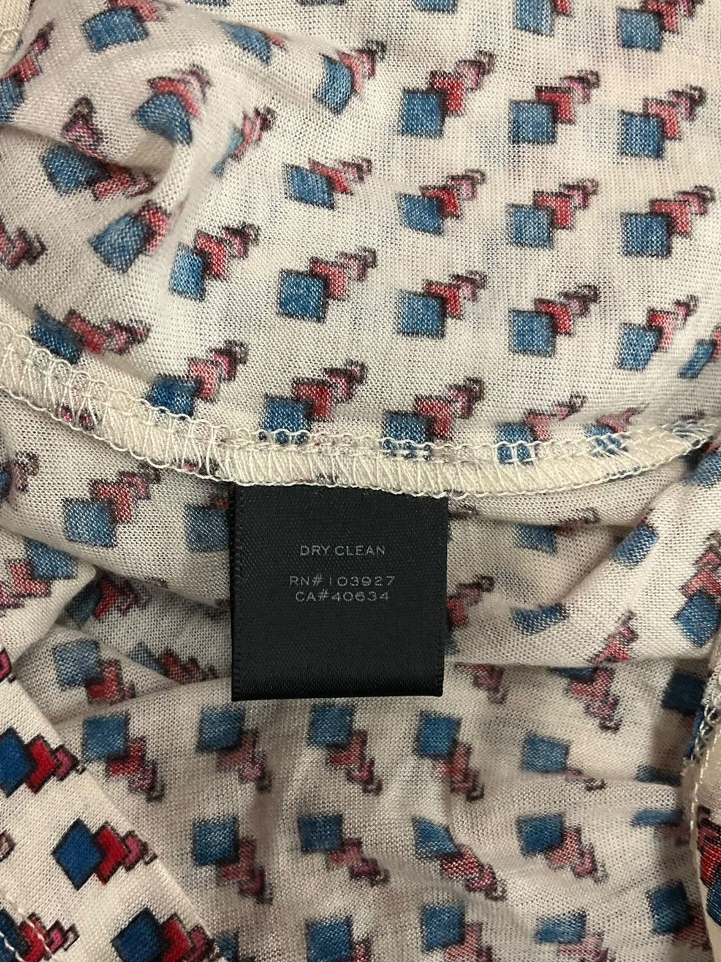 Top Long Sleeve By Marc By Marc Jacobs In Multi-colored, Size: L