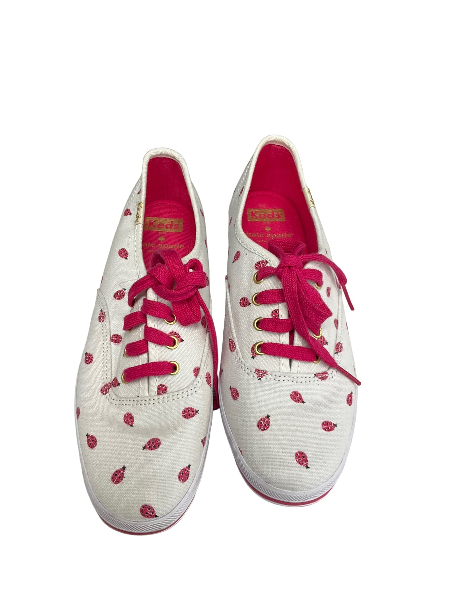 Shoes Sneakers By Keds In Pink & White, Size: 6