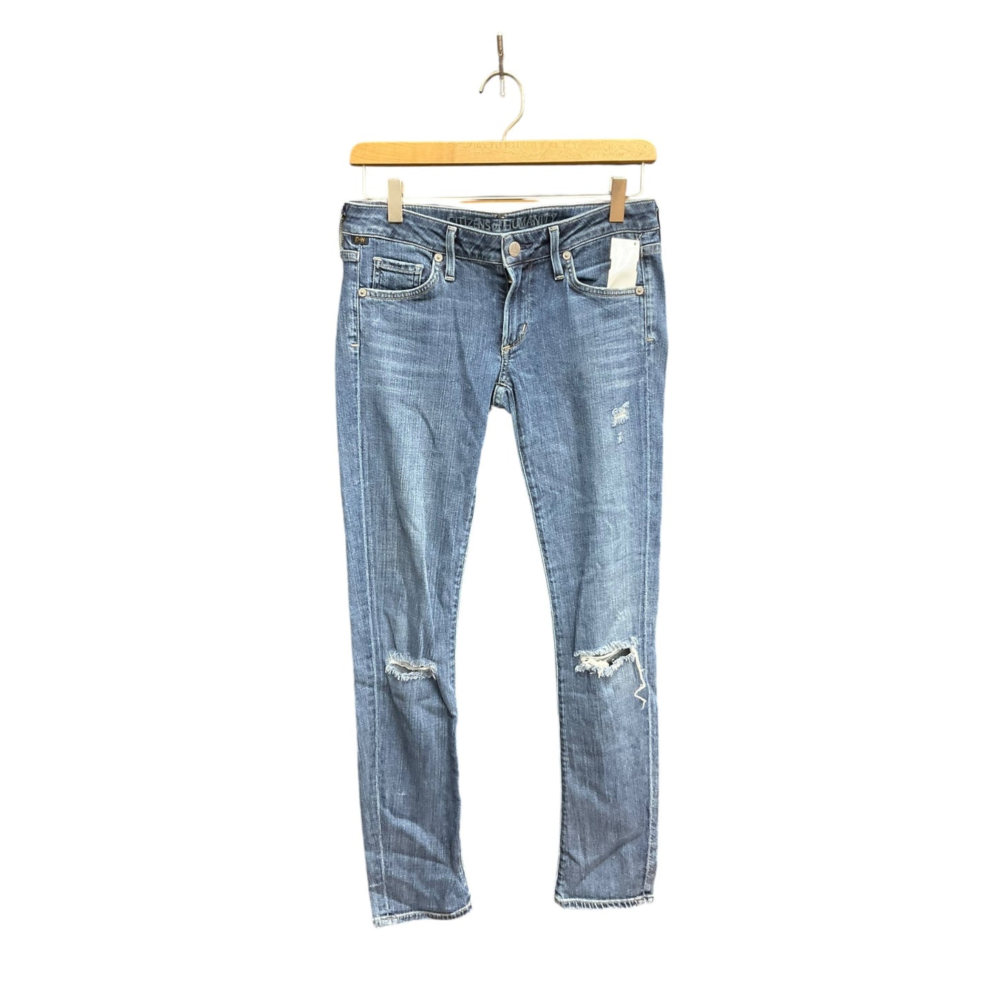 Jeans Skinny By Citizens Of Humanity In Blue Denim, Size: 4