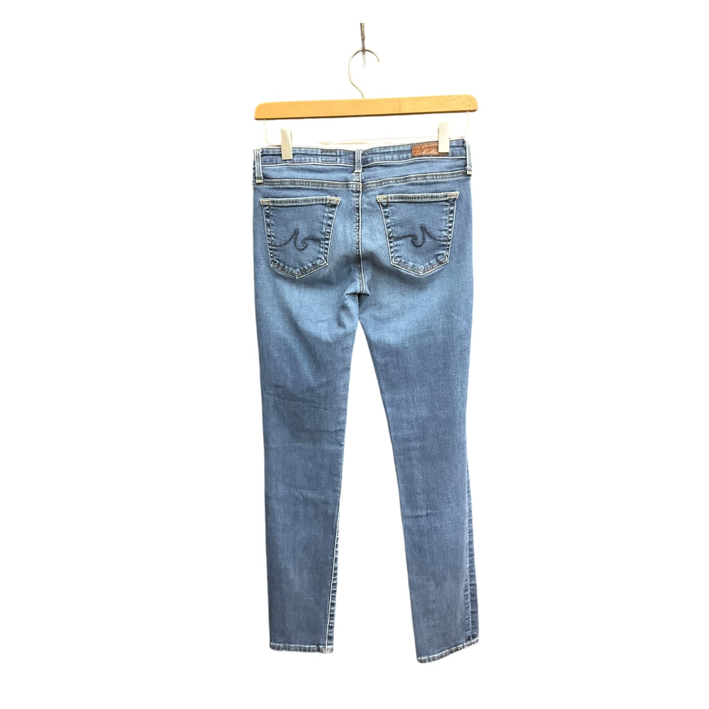 Jeans Skinny By Adriano Goldschmied In Blue Denim, Size: 2