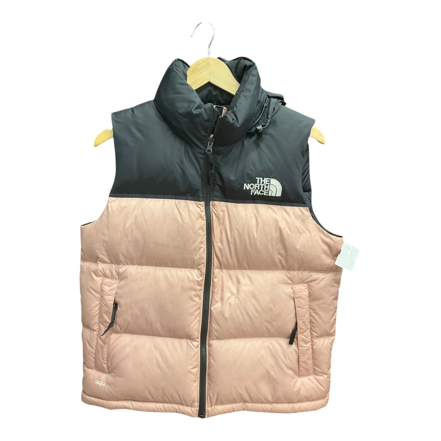 Vest Puffer & Quilted By The North Face In Black & Pink, Size: M