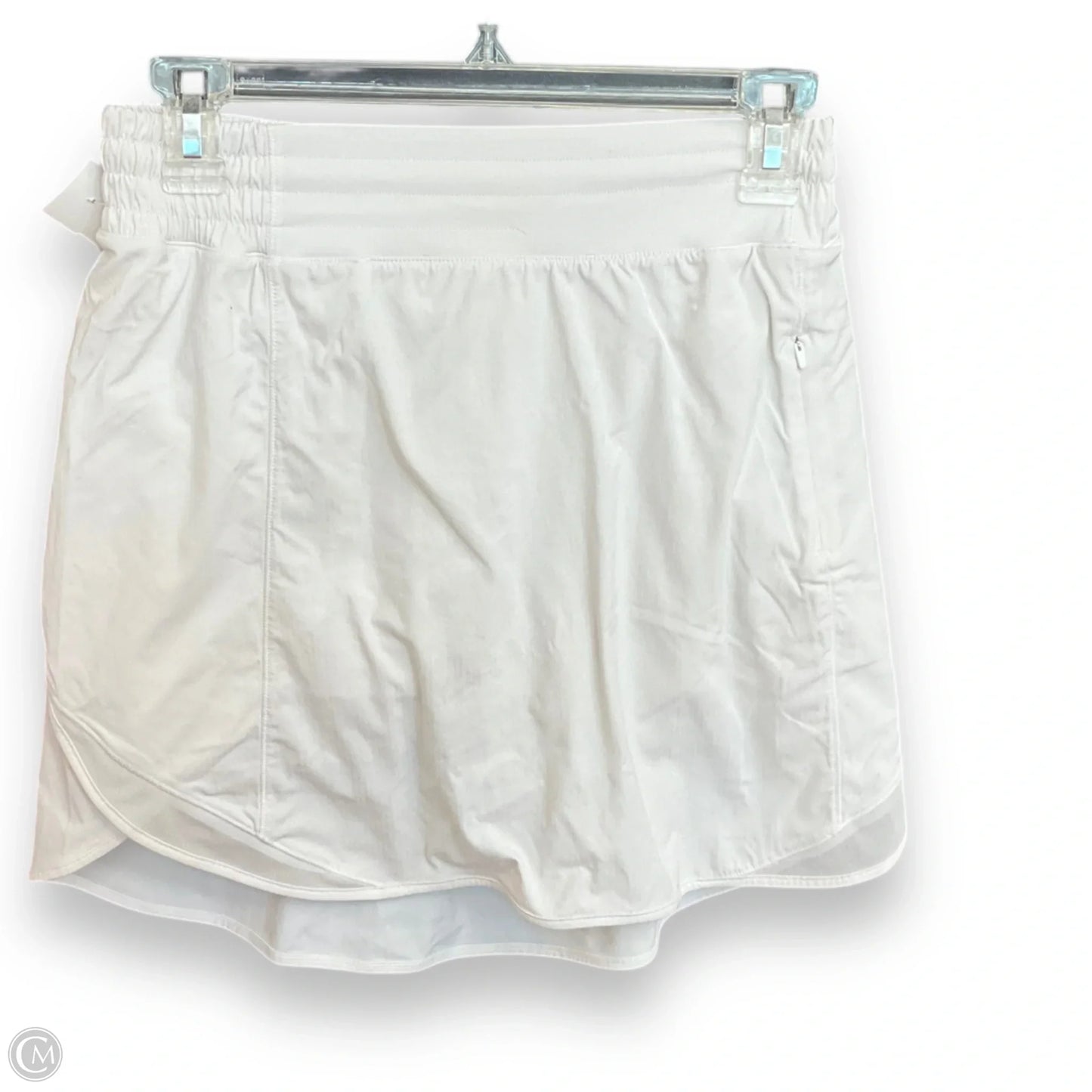 Athletic Shorts By Lululemon In White, Size: S