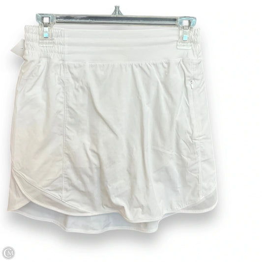 Athletic Shorts By Lululemon In White, Size: S