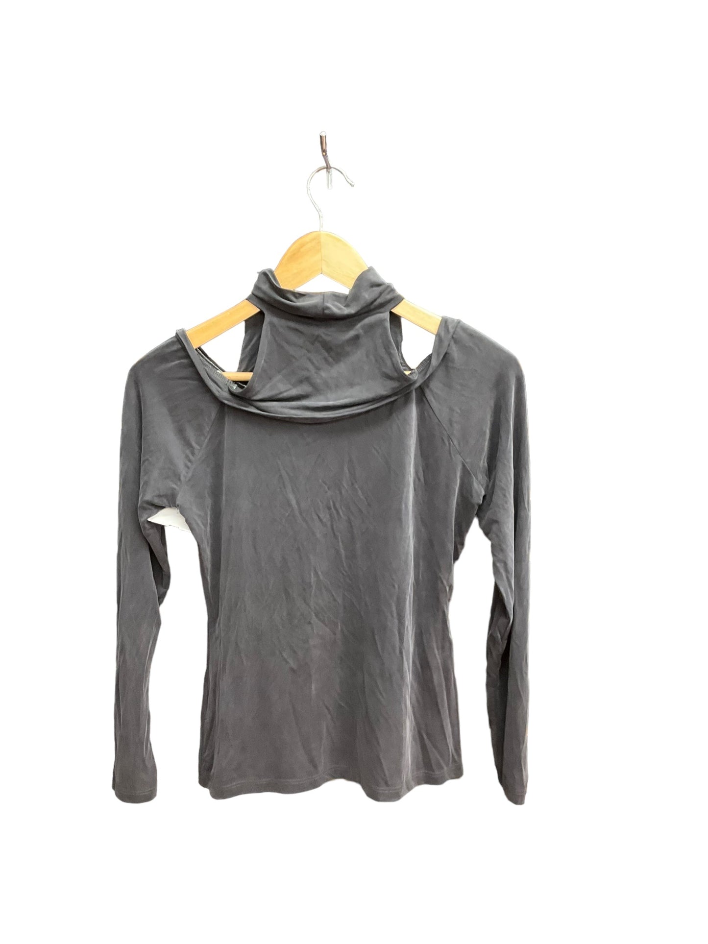 Grey Top Long Sleeve Cmb, Size S