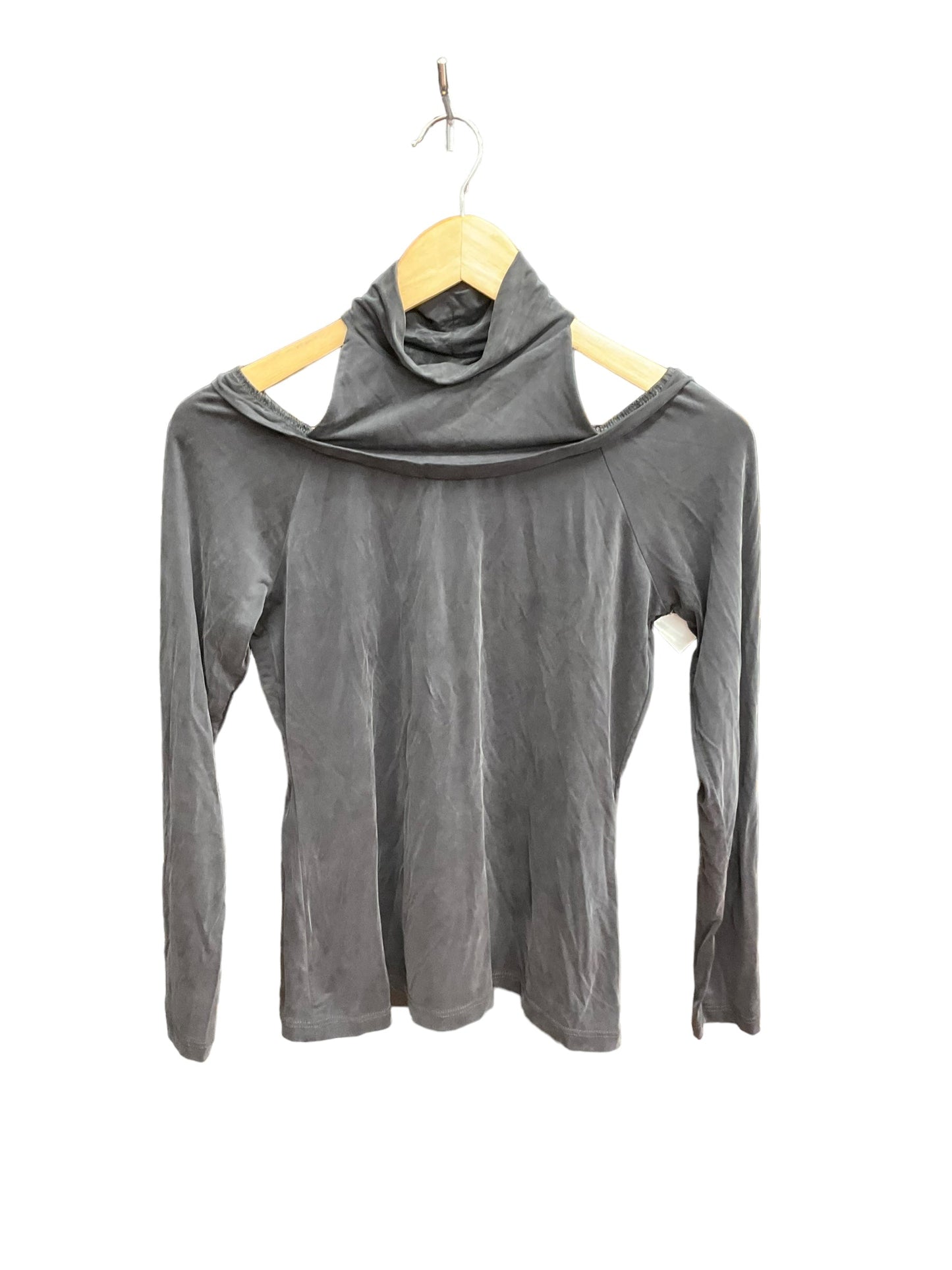Grey Top Long Sleeve Cmb, Size S